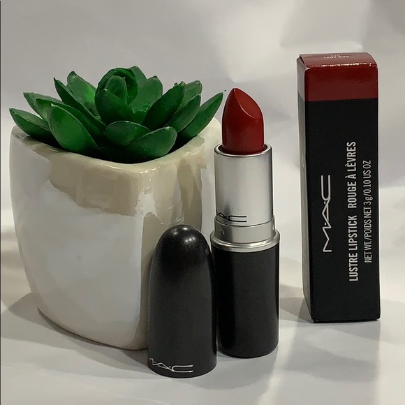 5/$30! MIX & MATCH! MAC Lustre Lipstick in LADY BUG 510! FULL SIZE NWT - Picture 6 of 8
